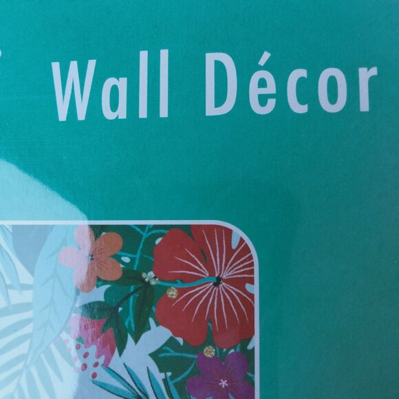 Feeling Tropical Flamingo Wall Decor 42x72 Inch Party Backdrop Beachy Pool Mural - Picture 5 of 6